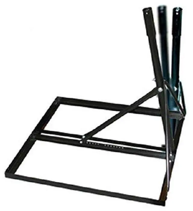 Main image of Adjustable Non-Penetrating Roof Mount with Reversible 1-7/8" or 2" OD Mast Pole (NPR6B)