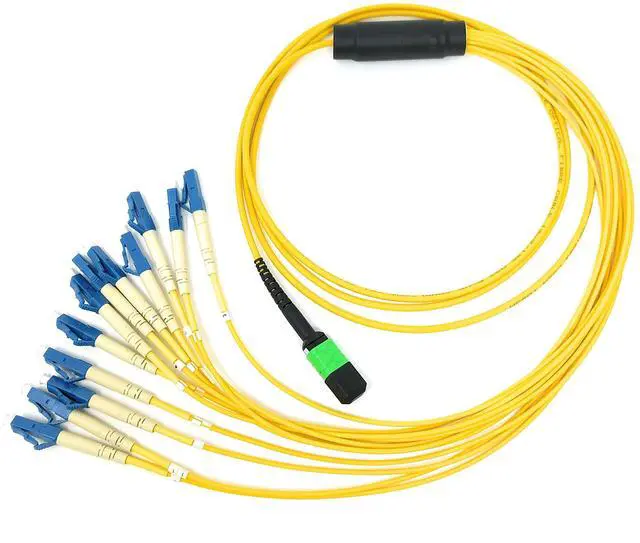 Main image of Singlemode MPO Male APC to 12 x LC-UPC Simplex Breakout Cable, 20 Meter