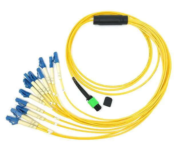 Alt view image 2 of 5 - Singlemode MPO Male APC to 12 x LC-UPC Simplex Breakout Cable, 20 Meter