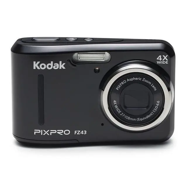 Alt view image 2 of 7 - PIXPRO FZ45 Friendly Zoom Digital Camera (Black) Bundle | 32GB Memory Card, Photography Cleaning Kit, High-Performance Ultra Alkaline AA Batteries, Case, (8 items)