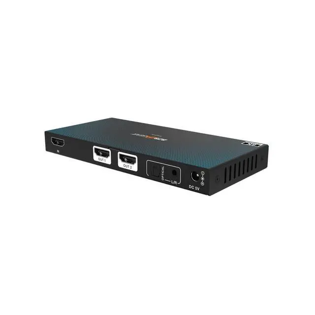 Alt view image 3 of 7 - 1x2 8K UHD HDMI 2.1 Splitter with Auto Downscaling/Audio De-Embedding (8K60/4K120 and VRR/FVA/ALLM Support)
