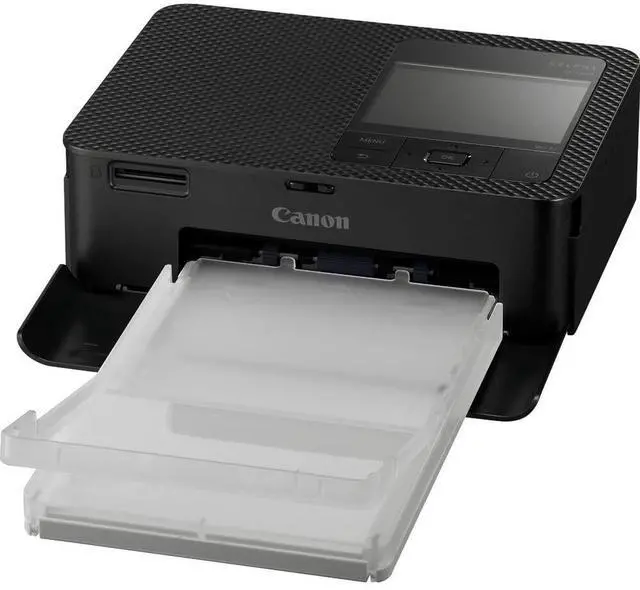 Alt view image 2 of 7 - SELPHY CP1500 Compact Photo Printer Accessory Wallet (Black) Bundle | For Home & Office Printing + 64GB Memory Card + Cleaning Kit + Card Reader + RP-108 Color Ink and Paper Set (5539C001)