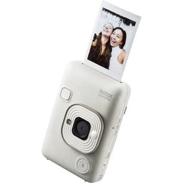 Alt view image 4 of 7 - INSTAX MINI Liplay Hybrid Instant Camera Bundle, Includes: INSTAX MINI Instant Film (40 Exposures), 32GB MicroSD Memory Card and Card Reader (5 Items) (Misty White)