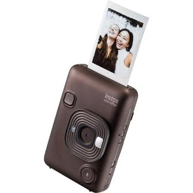 Alt view image 4 of 6 - INSTAX MINI Liplay Hybrid Instant Camera Bundle, Includes: INSTAX MINI Instant Film (40 Exposures), 32GB MicroSD Memory Card and Card Reader (5 Items) (Deep Bronze)