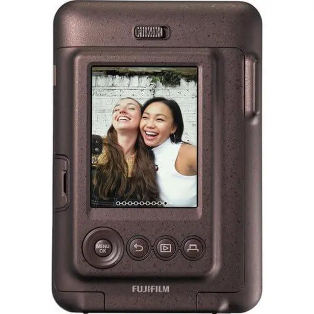 Alt view image 5 of 6 - INSTAX MINI Liplay Hybrid Instant Camera Bundle, Includes: INSTAX MINI Instant Film (40 Exposures), 32GB MicroSD Memory Card and Card Reader (5 Items) (Deep Bronze)