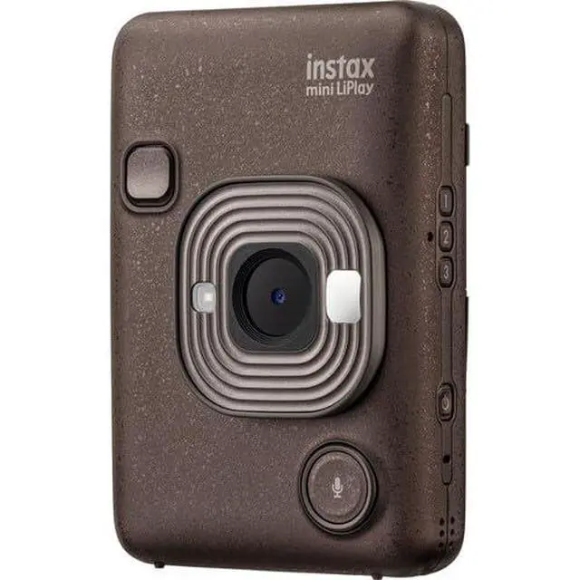 Alt view image 6 of 6 - INSTAX MINI Liplay Hybrid Instant Camera Bundle, Includes: INSTAX MINI Instant Film (40 Exposures), 32GB MicroSD Memory Card and Card Reader (5 Items) (Deep Bronze)