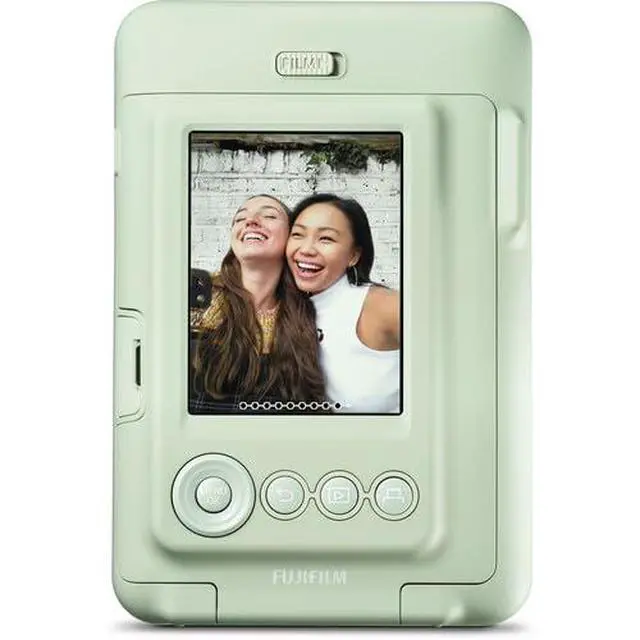 Alt view image 4 of 6 - INSTAX MINI Liplay Hybrid Instant Camera Bundle, Includes: INSTAX MINI Instant Film (40 Exposures), 32GB MicroSD Memory Card and Card Reader (5 Items) (Matcha Green)