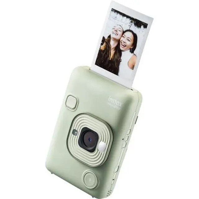 Alt view image 5 of 6 - INSTAX MINI Liplay Hybrid Instant Camera Bundle, Includes: INSTAX MINI Instant Film (40 Exposures), 32GB MicroSD Memory Card and Card Reader (5 Items) (Matcha Green)