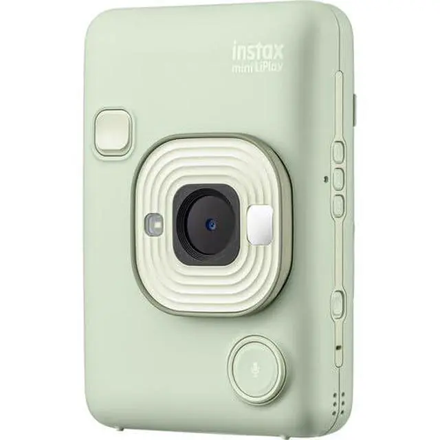 Alt view image 6 of 6 - INSTAX MINI Liplay Hybrid Instant Camera Bundle, Includes: INSTAX MINI Instant Film (40 Exposures), 32GB MicroSD Memory Card and Card Reader (5 Items) (Matcha Green)