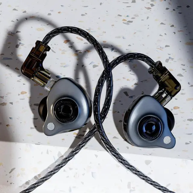 Alt view image 7 of 7 - in Ear Monitor Headphones Without Mic, 3.5mm,Gray,10mm Driver | 10mm Dynamic Driver,Detachable 4N OFC Cable,HiFi IEM Earphones for Gaming and Gift Giving