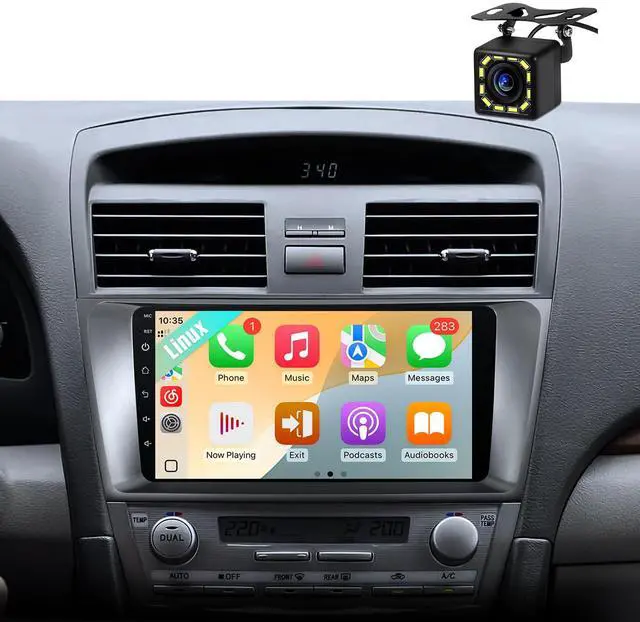 Main image of Linux Car Radio for Toyota Camry 2006 2007 2008 2009 2010 2011 | Fast Boot Wireless CarPlay & Android Auto, 9 inch Touch Screen for Toyota Camry Bluetooth FM 1280P Backup Camera SWC