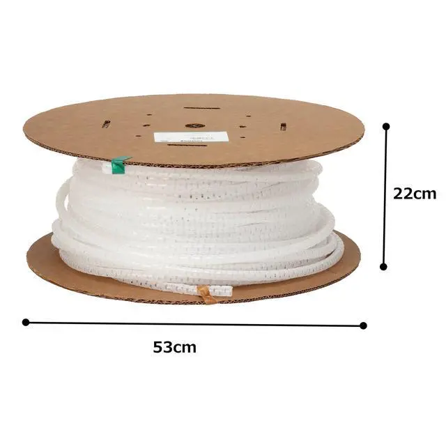 Alt view image 3 of 3 - PW75F-C Pan-Wrap, Split Harness Wrap, Polyethylene, 0.75-Inch by 100-Foot, Natural