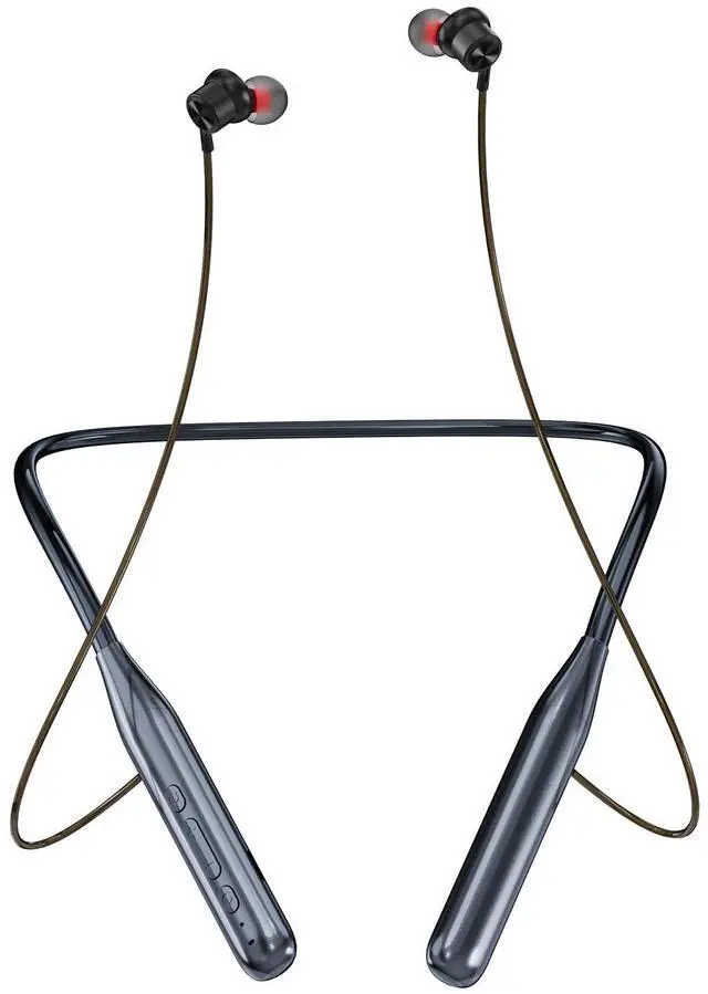 Alt view image 7 of 7 - Bluetooth Neckband Earbuds, in-Ear Wireless Around Neck Headphones with Microphone, 6EQ Modes, 35 Hours Long Playtime, Magnetic Design for Music, Sports-Black