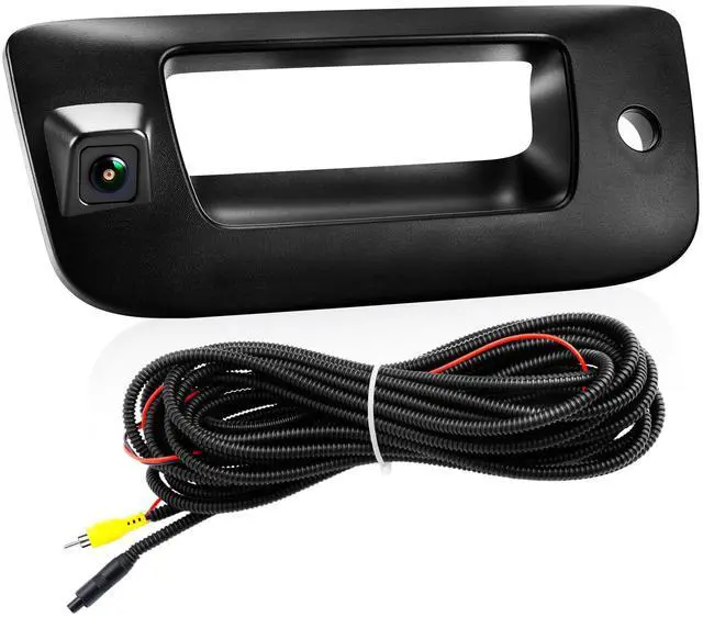 Main image of Tailgate Handle Backup Camera for Chevy Silverado & GMC Sierra | 2007-2014 Night Vision Wide-angle Waterproof Rear View Camera Tail gate Handle Key Hole OE# 22755305