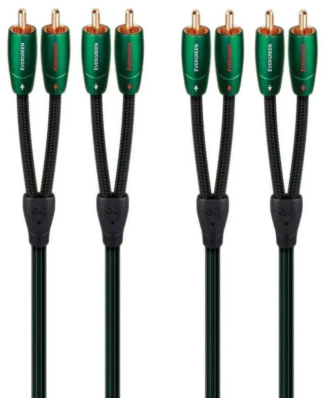 Main image of Evergreen 1m (3.28 ft.) RCA to RCA Cable (2-Pack)