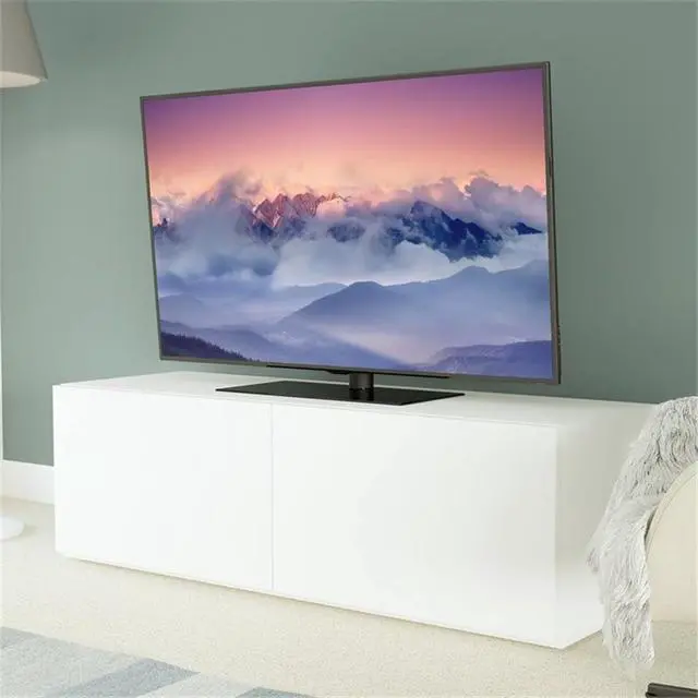 Alt view image 2 of 6 - Universal Table Top Tilt and Turn TV Stand for TVs 46" to 65" in Black