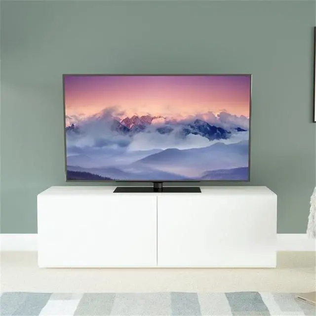 Alt view image 6 of 6 - Universal Table Top Tilt and Turn TV Stand for TVs 46" to 65" in Black