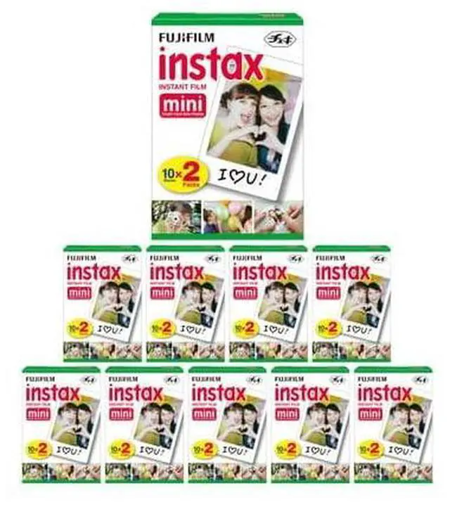 Main image of instax mini Twin Film Pack (200 Exposures) Bundle (10 Items)