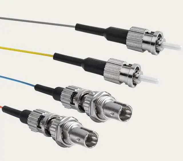 Alt view image 5 of 7 - 12 Strand ST/UPC Fiber Optic Pigtail, 1.5Meter(4.9Ft) 9/125 Color Coded Singlemode ST Fiber Pigtail for Networks Communication System
