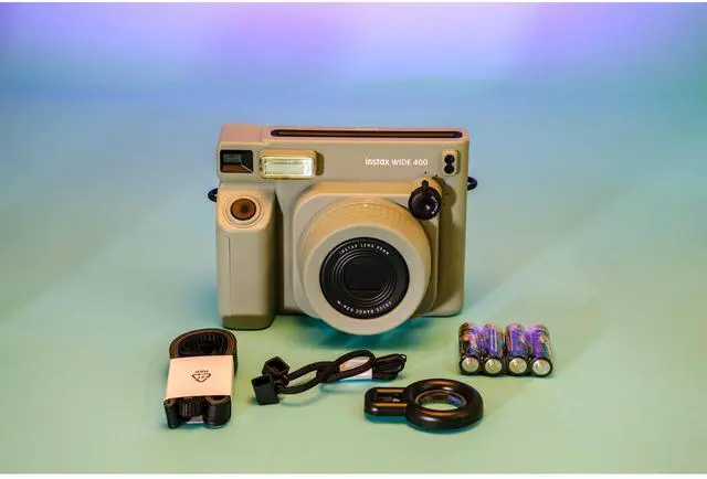 Alt view image 5 of 7 - INSTAX Wide 400 Instant Camera Case Bundle | For Parties, Events & Instant Photos | Includes Cleaning Cloth