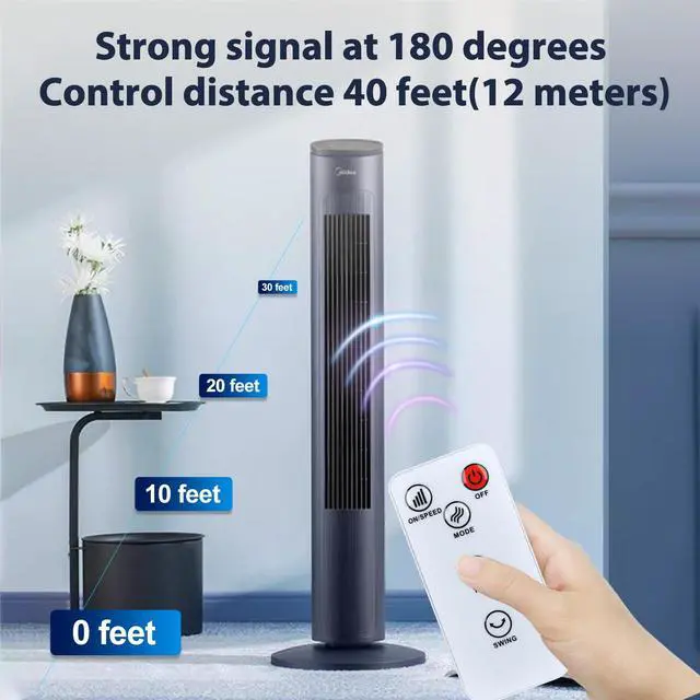 Alt view image 3 of 7 - New Replacement Remote Control fit for Uthfy JTF-03C 30" Oscillating Bladeless Tower Fan 03/001