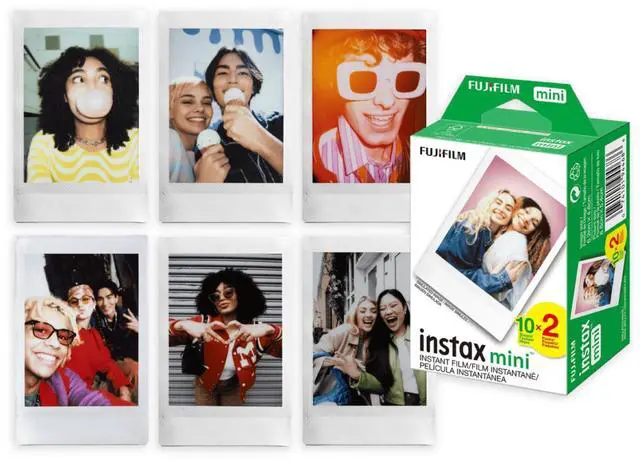 Alt view image 5 of 7 - Instax Mini 41 Black Instant Camera Bundle | Intax Twin 20 Exposure Pack, Sleek Design, Selfie Mirror