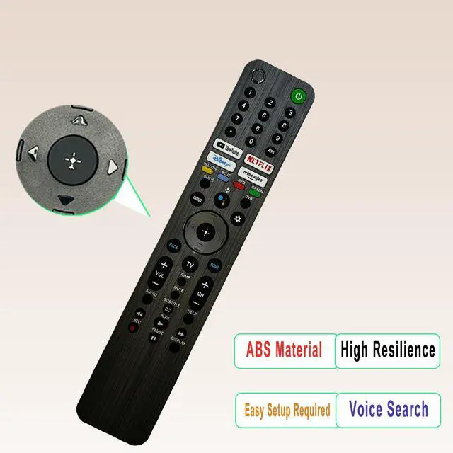 Alt view image 4 of 5 - RMF-TX520U Replacement Remote Compatible with Sony XBR/KD/XR Series X80J X85J X90J A80J X80CJ KD-43X KD-50X XR-50X XR-55ARB