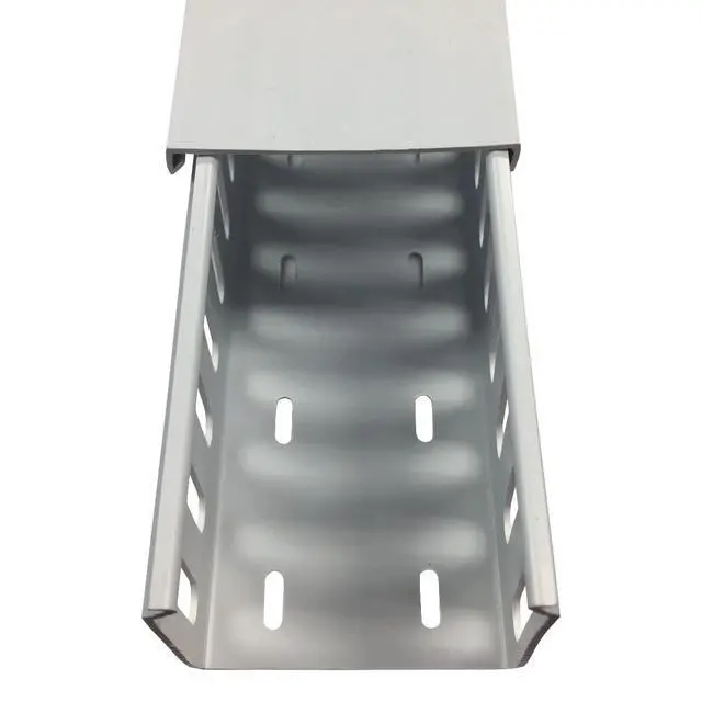 Alt view image 2 of 3 - 3" W x 4" H Closed Slot Wire Duct PVC Cable Raceway - 4 Sticks | 26 Feet Case - Gray