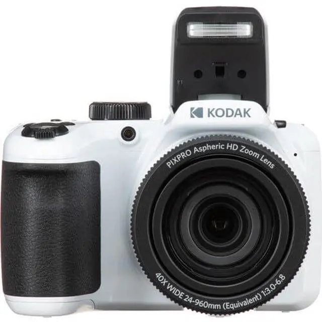 Alt view image 4 of 7 - PIXPRO AZ405 Digital Camera Bundle, Includes: SanDisk 64GB SDXC Memory Card, Small Camera Bag, SD Card Reader and More (6 Items) (White)