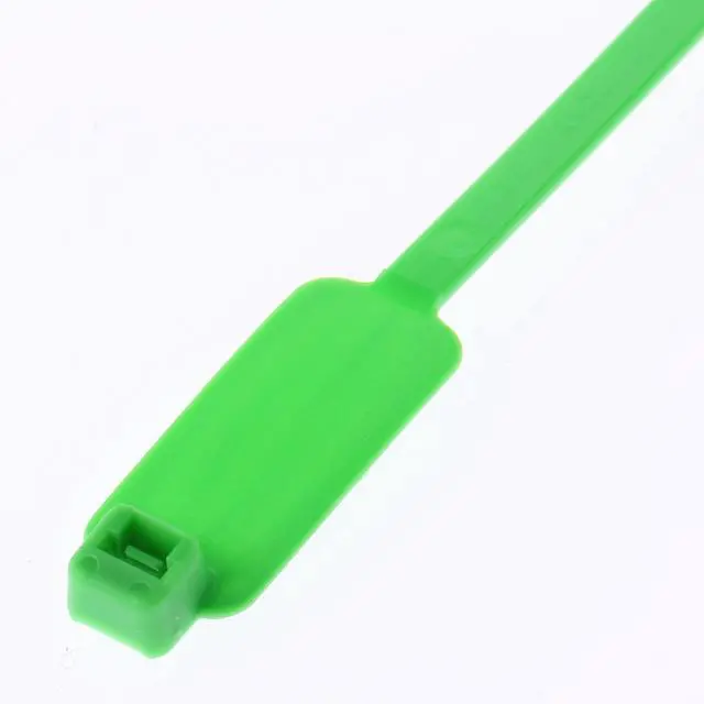 Alt view image 2 of 3 - PLM2S-D5 Marker Cable Tie, Wrap, Standard, Nylon 6.6, 7.4-Inch Length, Green (500-Pack)