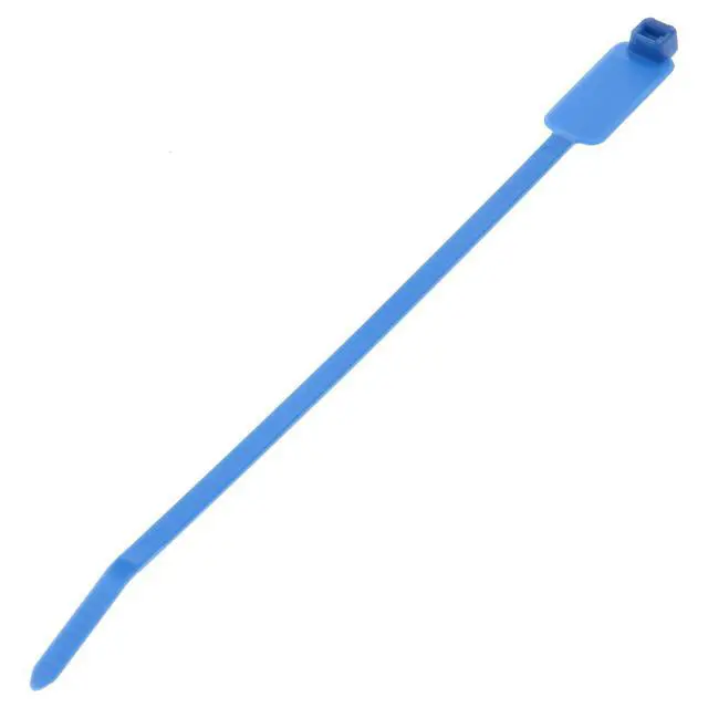 Main image of PLM2S-D6 Marker Cable Tie, Wrap, Standard, Nylon 6.6, 7.4-Inch Length, Blue (500-Pack)