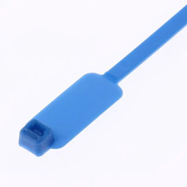 Alt view image 2 of 3 - PLM2S-D6 Marker Cable Tie, Wrap, Standard, Nylon 6.6, 7.4-Inch Length, Blue (500-Pack)