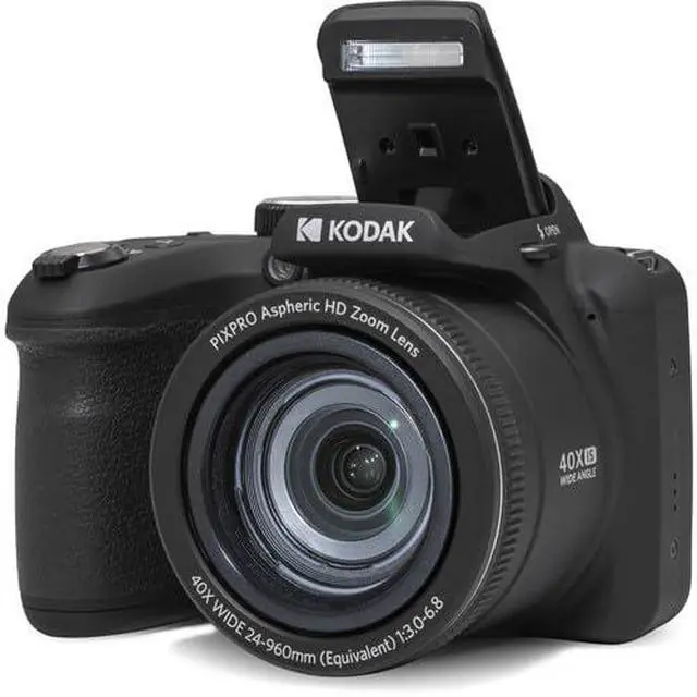 Alt view image 5 of 7 - PIXPRO AZ405 Digital Camera Bundle, Includes: SanDisk 64GB SDXC Memory Card, Small Camera Bag, SD Card Reader and More (6 Items) (Black)