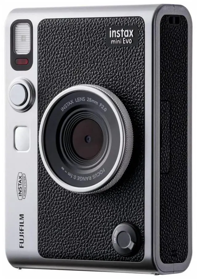 Alt view image 5 of 7 - Instax Mini EVO Hybrid Digital/Instant Film Camera Bundle (Black) | Photo Box, Postcard Set, Pack 40 Exp