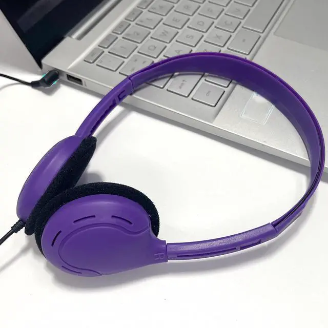 Alt view image 5 of 6 - 30 Pack Class Set Headphones for Kids Students School Classroom Headphones Bulk Earphones Adjustable with 3.5 mm Jack for Library Children Adults(005 Multi Color)