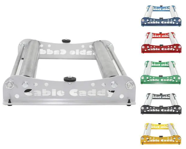 Alt view image 5 of 7 - Cable Dispenser Cable Caddy 510 Heavy Duty for Cable Reels up to 20" width - SILVER (assembled in USA)