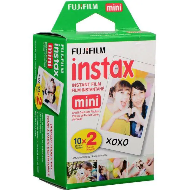 Alt view image 5 of 6 - Instax Mini Link 3 Wireless Smartphone Photo Printer (Clay White) w/Mini Instant Film (20 Sheets) + Decorative Sticker Frames + Mini Desk Frame & Hang Clips -Bundle