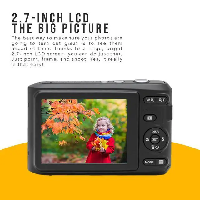 Alt view image 5 of 7 - PIXPRO FZ45 Friendly Zoom Digital Camera (Red) Bundle | 128GB SD Class 10 UHS-I U1 V10 Full HD Memory Card, Folding Storage Travel Case, Procell AA, (4 items)