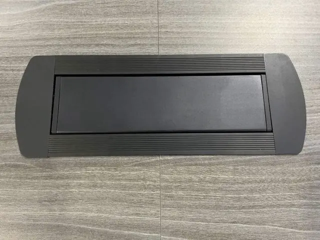 Alt view image 4 of 5 - UL Listed in-Desk Power Center Table Top Grommet Furniture Power Data Hub-1 USB Port/ 1 Type-C Port1 HDMI/2 CAT 6/1 Type C - Conference Table Connectivity Box (DC101_Solid Black)