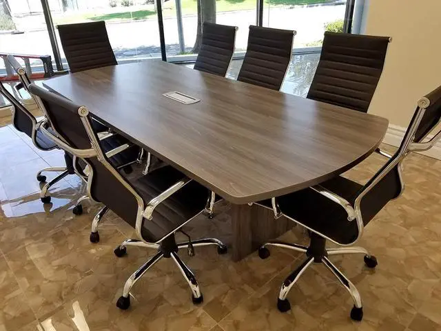 Alt view image 5 of 5 - UL Listed in-Desk Power Center Table Top Grommet Furniture Power Data Hub-1 USB Port/ 1 Type-C Port1 HDMI/2 CAT 6/1 Type C - Conference Table Connectivity Box (DC101_Solid Black)