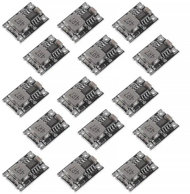 Main image of 15pcs 5V Regulator Mini Reducer DC 5-30V 12V 24V Buck to 5V Buck Converter Board 1.8A Output Mini360 Small Size Aircraft Model MP1584EN Power Module