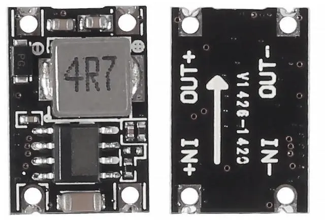 Alt view image 2 of 7 - 15pcs 5V Regulator Mini Reducer DC 5-30V 12V 24V Buck to 5V Buck Converter Board 1.8A Output Mini360 Small Size Aircraft Model MP1584EN Power Module