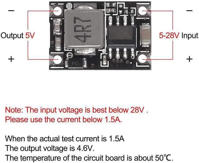 Alt view image 4 of 7 - 15pcs 5V Regulator Mini Reducer DC 5-30V 12V 24V Buck to 5V Buck Converter Board 1.8A Output Mini360 Small Size Aircraft Model MP1584EN Power Module