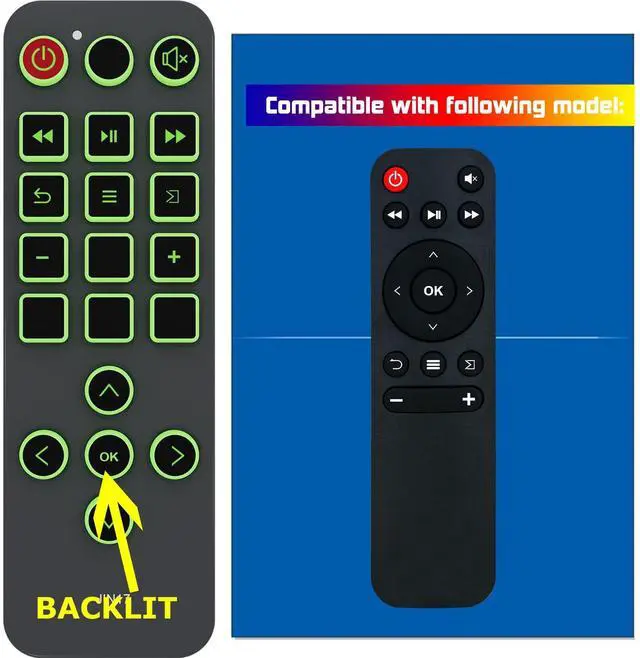 Alt view image 2 of 7 - Replacement Remote Control for Vamvo L4200 L-4200 L6200 L-6200 S1 MINIPROJEKTORV Video Projector (with Mounting Bracket)