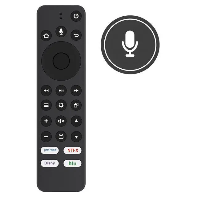 Alt view image 2 of 6 - Replace Voice Remote NS-RCFNA-21 fit for Insignia F20 Series Smart 720p TV | HD NS-32F201NA23 NS-24F201NA23 NS-42F201NA22 NS-65DF710NA21