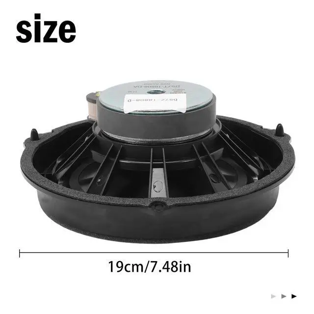 Alt view image 2 of 7 - Upgrade Round Speaker Assembly for 2013-2020 Fusion | Fits Mustang 2015-2016, OE DS7Z-18808-F DS7Z18808F, factory replacement speaker, direct fit, restores clear sound