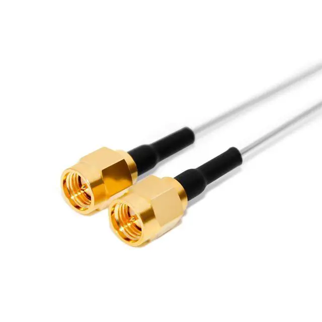 Alt view image 3 of 6 - TOJOIN SMA Male to SMA Male Coaxial Cable SMT680-047 Semi-Rigid Cable 8GHZ Semi Steel Cable 7.87 inches (20cm) 2PCS