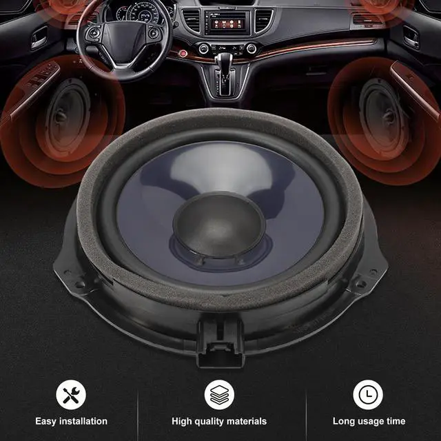 Alt view image 7 of 7 - Upgrade Round Speaker Assembly for 2013-2020 Fusion | Fits Mustang 2015-2016, OE DS7Z-18808-F DS7Z18808F, factory replacement speaker, direct fit, restores clear sound