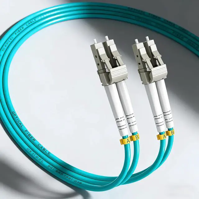 Alt view image 6 of 7 - OM4 LSZH LC to LC UPC Fiber Patch Cord 10m/33ft Multimode Duplex | Fiber Optic Cables Flame-retardant 40GB/100GB Internet cable