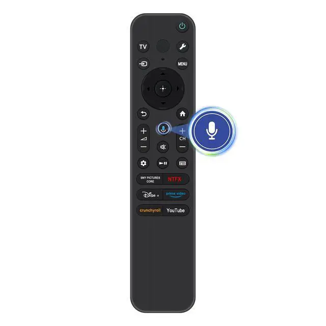 Alt view image 2 of 7 - Replace Voice Remote Control RMF-TX920U with Backlit fit for Sony BRAVIA 3 | 7 8 9 OLED 4K Ultra HD Smart TV RMF-TX820U K-55XR80 K-65XR80K-77XR80 K55XR80 K65XR80 K77XR80 K55XR80CB K65XR80CB